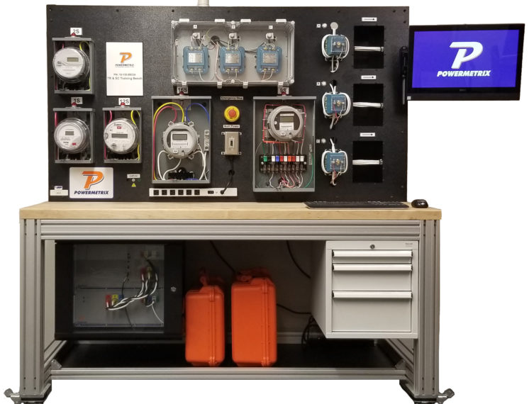 8803A Transformer Rated and Self-Contained Metering Site Training Bench
