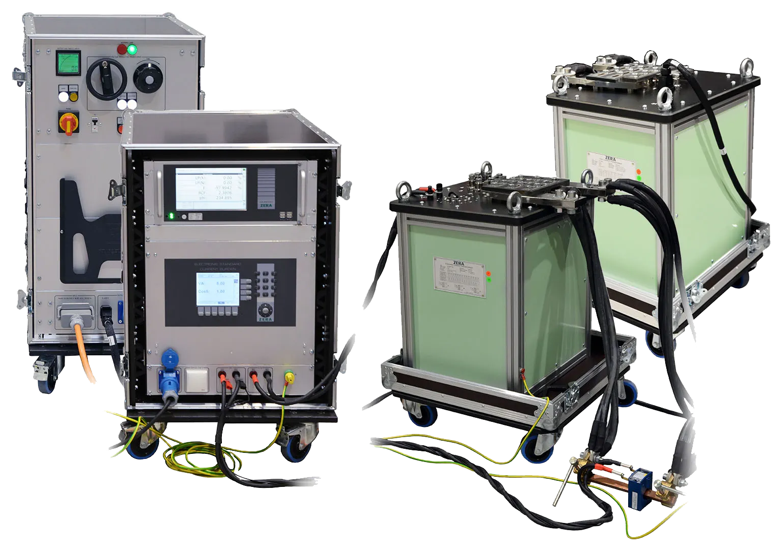 The WM3000I is part of the ZERA/Powermetrix test system (ITTS eco shown)